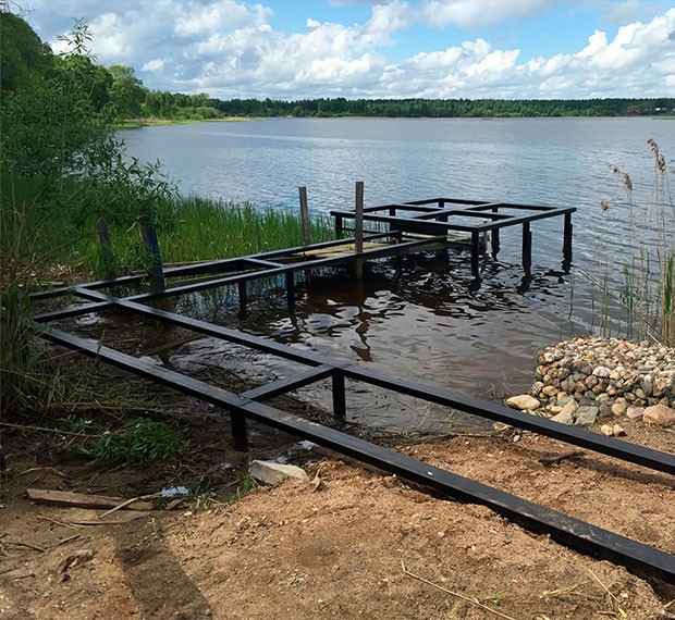 Винтовые сваи для пирсов и причалов в Морозовске